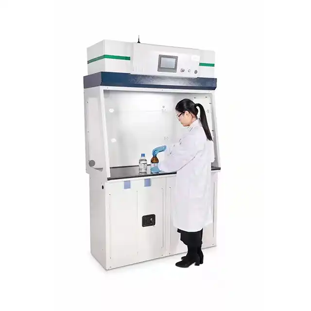 How do you install a ductless fume hood with casters?